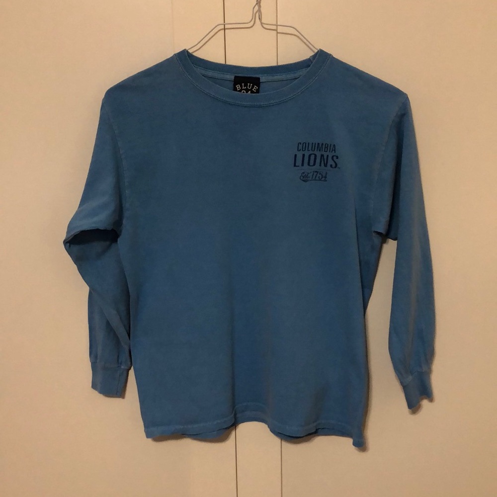Columbia University Blue 84 long-sleeve T-shirt, L